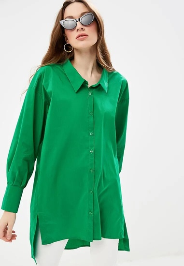 Рубашка Silvian Heach Зеленая, S