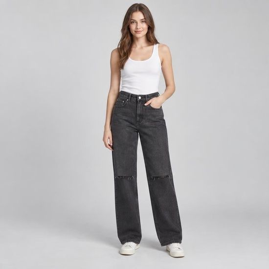 Джинси Dad&Wide Asos Design, 32