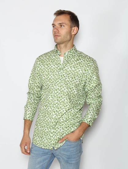 Рубашка Selected Зеленая, M