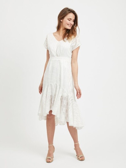 Платье OBJECT Белое, 34