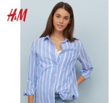 Рубашка H&M, M