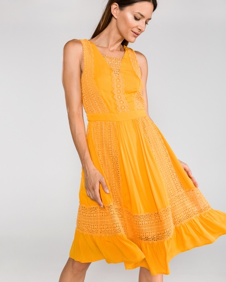 Платье Silvian Heach Оранжевое, L